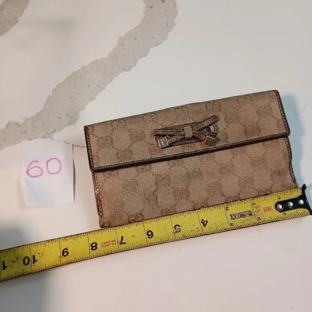 Gucci Monogram Princy Continental Wallet